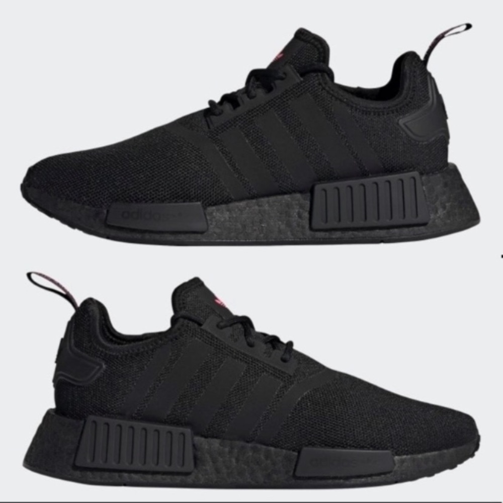adidas NMD R1 Primeblue Black Solar Pink - Picture 5 of 9